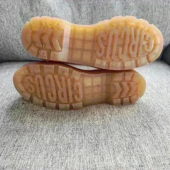 Circus By Sam Edelman Womens Sanders 2 Lace Up Boots Sz 11 Ivory - Picture 10 of 12